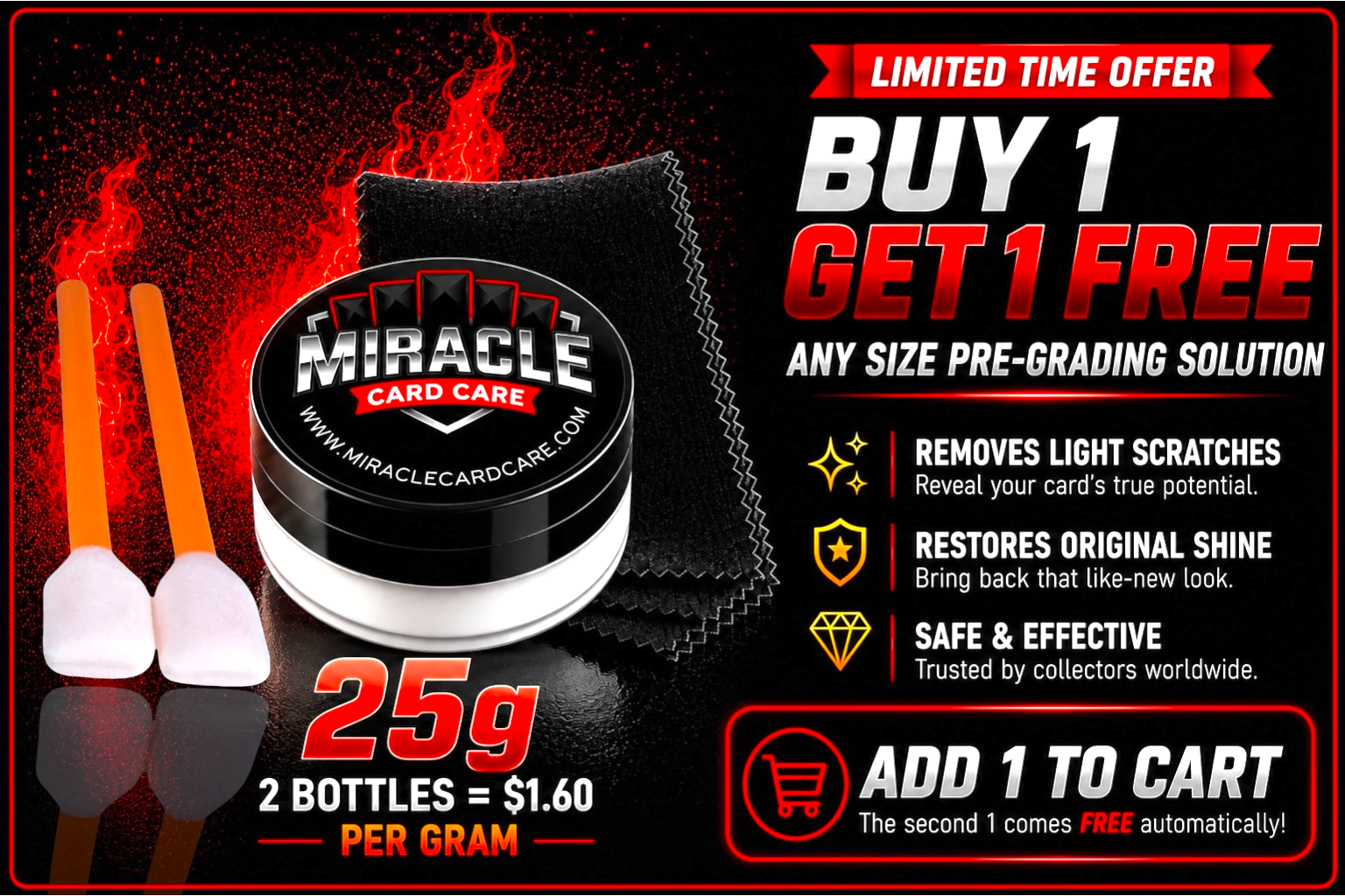 Any Size Pre-Grading Solution Buy 1 Get 1 FREE